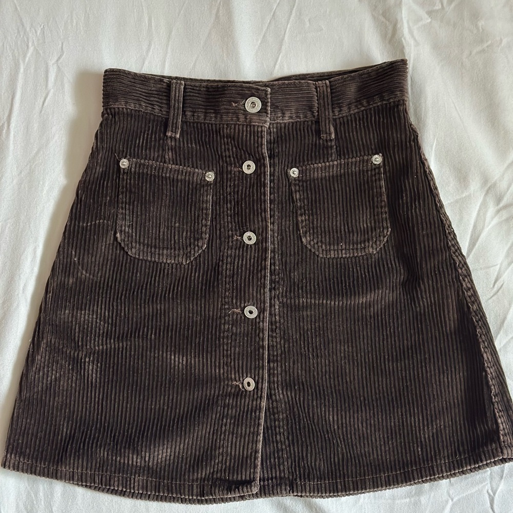Vintage Brown Corduroy Skirt 🤎 - Picture 2 of 6